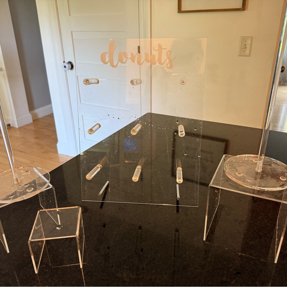 Clear Acrylic Donut Stand